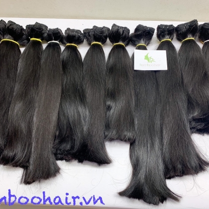 Weft hair straing 